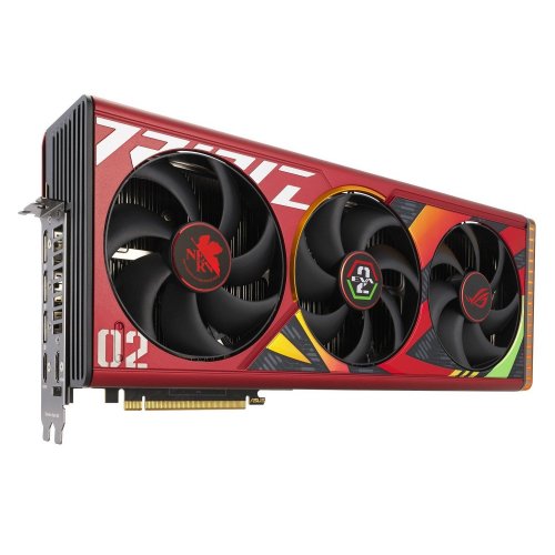 Купить Видеокарта Asus ROG Strix GeForce RTX 4090 OC EVA-02 Edition 24576MB (ROG-STRIX-RTX4090-O24G-EVA-02-EDITION FR) Factory Recertified с проверкой совместимости: обзор, характеристики, цена в Киеве, Днепре, Одессе, Харькове, Украине | интернет-магазин TELEMART.UA фото