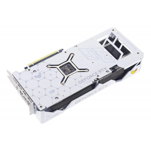 Продать Видеокарта Asus TUF Gaming GeForce RTX 4070 Ti SUPER OC White 16384MB (TUF-RTX4070TIS-O16G-WHITE-GAMING FR) Factory Recertified по Trade-In интернет-магазине Телемарт - Киев, Днепр, Украина фото