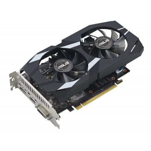 Купить Видеокарта Asus GeForce GTX 1650 Dual EVO OC 4096MB (DUAL-GTX1650-O4GD6-P-EVO FR) Factory Recertified с проверкой совместимости: обзор, характеристики, цена в Киеве, Днепре, Одессе, Харькове, Украине | интернет-магазин TELEMART.UA фото