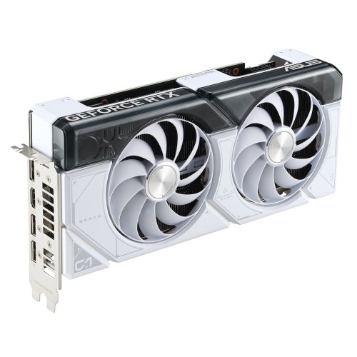 Відеокарта Asus Dual GeForce RTX 4070 12288MB (DUAL-RTX4070-12G-WHITE FR) Factory Recertified купити з перевіркою сумісності: огляд, характеристики, ціна у Києві, Львові, Вінниці, Хмельницькому, Івано-Франківську, Україні | інтернет-магазин TELEMART.UA фото