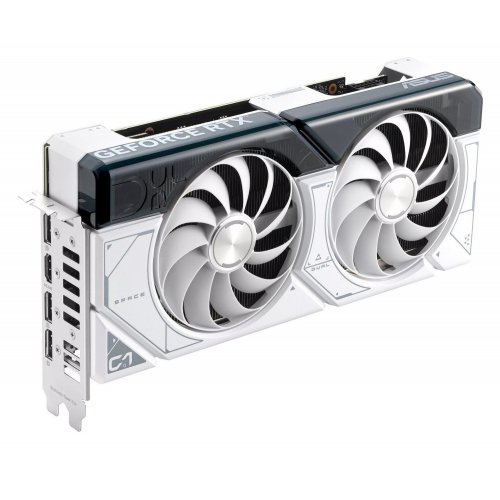 Купить Видеокарта Asus Dual GeForce RTX 4070 SUPER OC White 12228MB (DUAL-RTX4070S-O12G-WHITE FR) Factory Recertified с проверкой совместимости: обзор, характеристики, цена в Киеве, Днепре, Одессе, Харькове, Украине | интернет-магазин TELEMART.UA фото