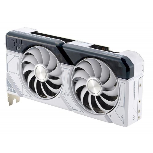 Відеокарта Asus Dual GeForce RTX 4070 SUPER OC White 12228MB (DUAL-RTX4070S-O12G-WHITE FR) Factory Recertified купити з перевіркою сумісності: огляд, характеристики, ціна у Києві, Львові, Вінниці, Хмельницькому, Івано-Франківську, Україні | інтернет-магазин TELEMART.UA фото