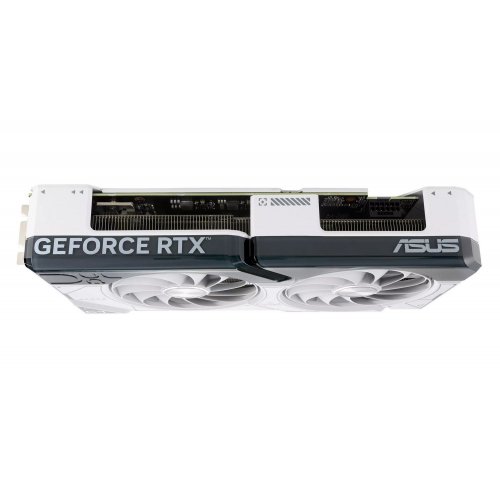 Відеокарта Asus Dual GeForce RTX 4070 SUPER OC White 12228MB (DUAL-RTX4070S-O12G-WHITE FR) Factory Recertified купити з перевіркою сумісності: огляд, характеристики, ціна у Києві, Львові, Вінниці, Хмельницькому, Івано-Франківську, Україні | інтернет-магазин TELEMART.UA фото