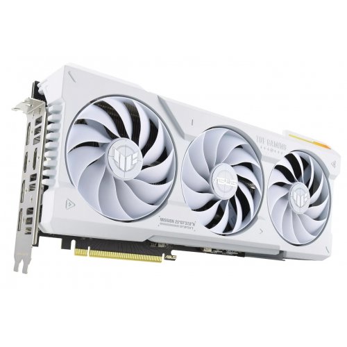 Photo Video Graphic Card Asus TUF GeForce RTX 4070 Ti Gaming White OC 12288MB (TUF-RTX4070TI-O12G-WHITE-GAMING FR) Factory Recertified