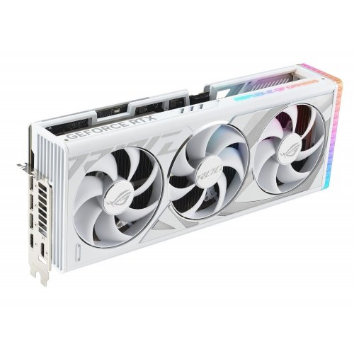 Купить Видеокарта Asus ROG Strix GeForce RTX 4090 24576MB (ROG-STRIX-RTX4090-24G-WHITE FR) Factory Recertified с проверкой совместимости: обзор, характеристики, цена в Киеве, Днепре, Одессе, Харькове, Украине | интернет-магазин TELEMART.UA фото