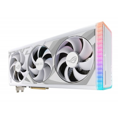 Відеокарта Asus ROG Strix GeForce RTX 4090 24576MB (ROG-STRIX-RTX4090-24G-WHITE FR) Factory Recertified купити з перевіркою сумісності: огляд, характеристики, ціна у Києві, Львові, Вінниці, Хмельницькому, Івано-Франківську, Україні | інтернет-магазин TELEMART.UA фото