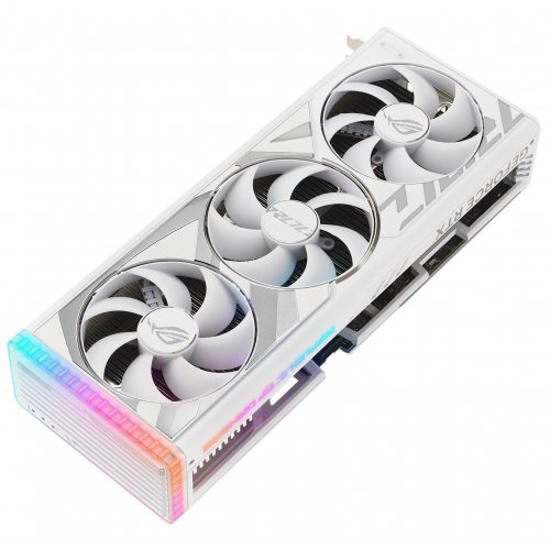 Відеокарта Asus ROG Strix GeForce RTX 4090 24576MB (ROG-STRIX-RTX4090-24G-WHITE FR) Factory Recertified купити з перевіркою сумісності: огляд, характеристики, ціна у Києві, Львові, Вінниці, Хмельницькому, Івано-Франківську, Україні | інтернет-магазин TELEMART.UA фото