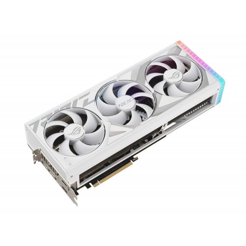 Купить Видеокарта Asus ROG Strix GeForce RTX 4090 24576MB (ROG-STRIX-RTX4090-24G-WHITE FR) Factory Recertified с проверкой совместимости: обзор, характеристики, цена в Киеве, Днепре, Одессе, Харькове, Украине | интернет-магазин TELEMART.UA фото