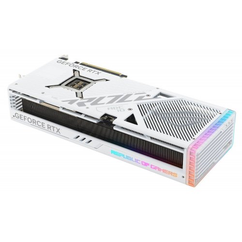 Купить Видеокарта Asus ROG Strix GeForce RTX 4090 24576MB (ROG-STRIX-RTX4090-24G-WHITE FR) Factory Recertified с проверкой совместимости: обзор, характеристики, цена в Киеве, Днепре, Одессе, Харькове, Украине | интернет-магазин TELEMART.UA фото