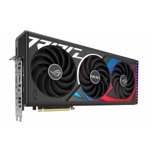 Відеокарта Asus ROG Strix GeForce RTX 4070 Ti SUPER OC 16384MB (ROG-STRIX-RTX4070TIS-O16G-GAMING FR) Factory Recertified купити з перевіркою сумісності: огляд, характеристики, ціна у Києві, Львові, Вінниці, Хмельницькому, Івано-Франківську, Україні | інтернет-магазин TELEMART.UA фото