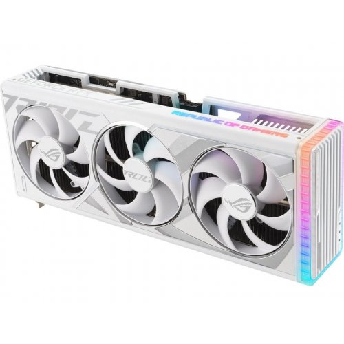 Продать Видеокарта Asus ROG Strix GeForce RTX 4080 SUPER OC White 16384MB (ROG-STRIX-RTX4080S-O16G-WHITE FR) Factory Recertified по Trade-In интернет-магазине Телемарт - Киев, Днепр, Украина фото