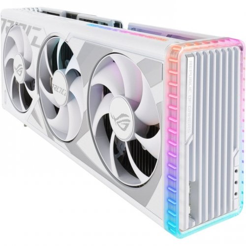 Продать Видеокарта Asus ROG Strix GeForce RTX 4080 SUPER OC White 16384MB (ROG-STRIX-RTX4080S-O16G-WHITE FR) Factory Recertified по Trade-In интернет-магазине Телемарт - Киев, Днепр, Украина фото