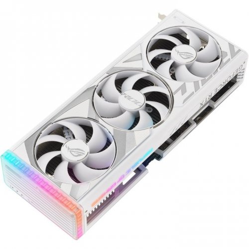 Продать Видеокарта Asus ROG Strix GeForce RTX 4080 SUPER OC White 16384MB (ROG-STRIX-RTX4080S-O16G-WHITE FR) Factory Recertified по Trade-In интернет-магазине Телемарт - Киев, Днепр, Украина фото