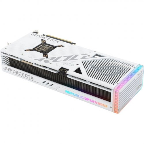 Продать Видеокарта Asus ROG Strix GeForce RTX 4080 SUPER OC White 16384MB (ROG-STRIX-RTX4080S-O16G-WHITE FR) Factory Recertified по Trade-In интернет-магазине Телемарт - Киев, Днепр, Украина фото