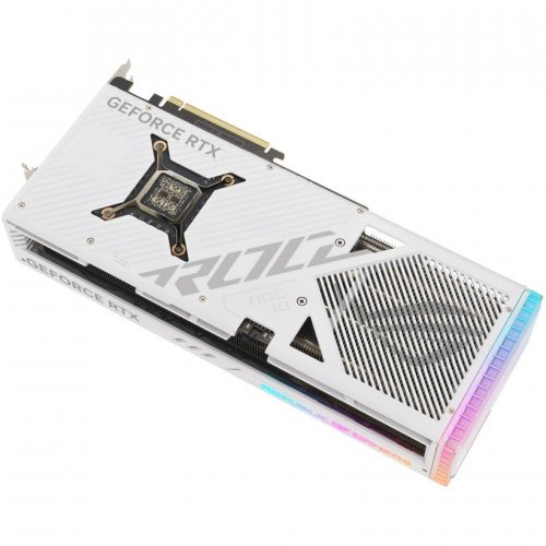 Продать Видеокарта Asus ROG Strix GeForce RTX 4080 SUPER OC White 16384MB (ROG-STRIX-RTX4080S-O16G-WHITE FR) Factory Recertified по Trade-In интернет-магазине Телемарт - Киев, Днепр, Украина фото