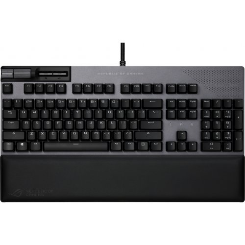 Купити Клавіатура Asus ROG Strix Flare II Animate NX Red Switch (90MP02E6-BKUA01) Black - ціна в Києві, Львові, Вінниці, Хмельницькому, Франківську, Україні | інтернет-магазин TELEMART.UA фото