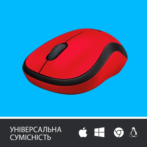 Купить Мышка Logitech M220 Silent (910-004880) Red - цена в Харькове, Киеве, Днепре, Одессе
в интернет-магазине Telemart фото