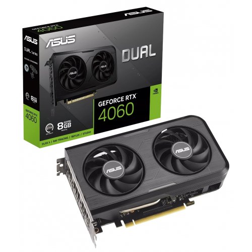 Купить Видеокарта Asus GeForce RTX 4060 Dual V3 8192MB (DUAL-RTX4060-8G-V3) с проверкой совместимости: обзор, характеристики, цена в Киеве, Днепре, Одессе, Харькове, Украине | интернет-магазин TELEMART.UA фото