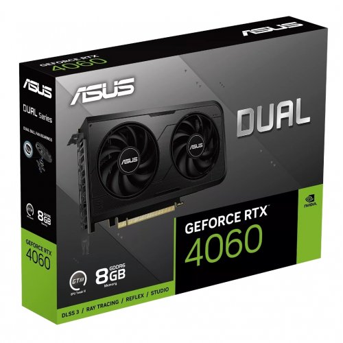 Купить Видеокарта Asus GeForce RTX 4060 Dual V3 8192MB (DUAL-RTX4060-8G-V3) с проверкой совместимости: обзор, характеристики, цена в Киеве, Днепре, Одессе, Харькове, Украине | интернет-магазин TELEMART.UA фото