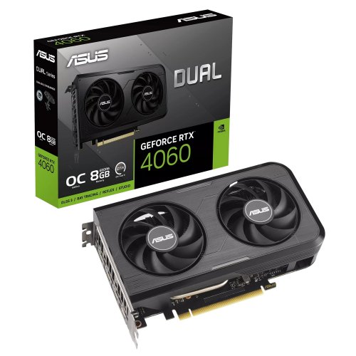 Купить Видеокарта Asus GeForce RTX 4060 Dual V3 OC 8192MB (DUAL-RTX4060-O8G-V3) с проверкой совместимости: обзор, характеристики, цена в Киеве, Днепре, Одессе, Харькове, Украине | интернет-магазин TELEMART.UA фото