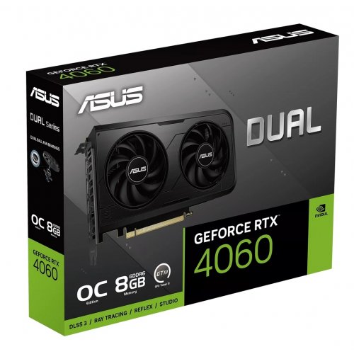 Відеокарта Asus GeForce RTX 4060 Dual V3 OC 8192MB (DUAL-RTX4060-O8G-V3) купити з перевіркою сумісності: огляд, характеристики, ціна у Києві, Львові, Вінниці, Хмельницькому, Івано-Франківську, Україні | інтернет-магазин TELEMART.UA фото