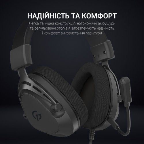 Купити Навушники GamePro HS766 Black - ціна в Києві, Львові, Вінниці, Хмельницькому, Франківську, Україні | інтернет-магазин TELEMART.UA фото