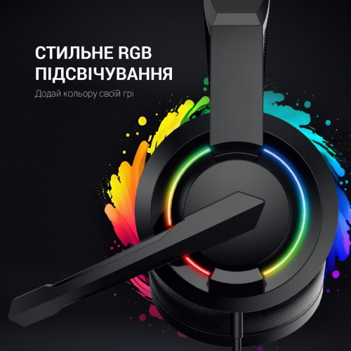 Купить Наушники GamePro HS299 RGB Black - цена в Харькове, Киеве, Днепре, Одессе
в интернет-магазине Telemart фото