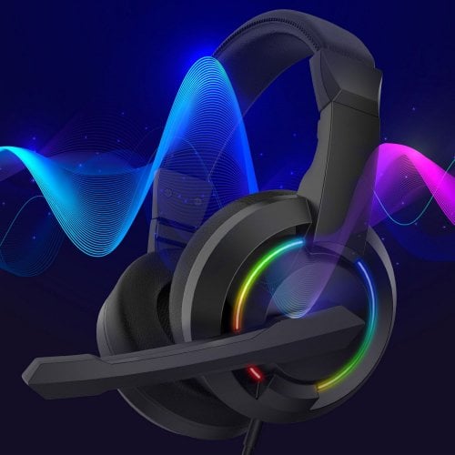 Купити Навушники GamePro HS299 RGB Black - ціна в Києві, Львові, Вінниці, Хмельницькому, Франківську, Україні | інтернет-магазин TELEMART.UA фото