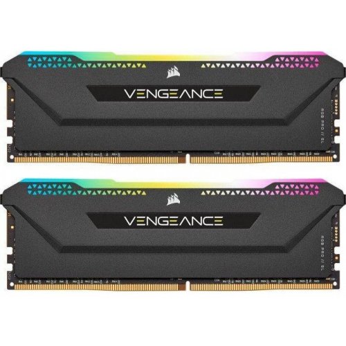 Уцінка озп Corsair DDR4 16GB (2x8GB) 3200Mhz Vengeance RGB Pro SL Black (CMH16GX4M2E3200C16) (вскрита упаковка, 652123) купити з перевіркою сумісності: огляд, характеристики, ціна у Києві, Львові, Вінниці, Хмельницькому, Івано-Франківську, Україні | інтернет-магазин TELEMART.UA фото