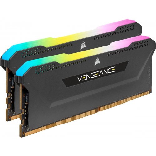 Купить Уценка озу Corsair DDR4 16GB (2x8GB) 3200Mhz Vengeance RGB Pro SL Black (CMH16GX4M2E3200C16) (вскрита упаковка, 652123) с проверкой совместимости: обзор, характеристики, цена в Киеве, Днепре, Одессе, Харькове, Украине | интернет-магазин TELEMART.UA фото