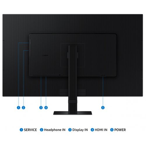 Купити Монітор Samsung 32" ViewFinity HRM S70D (LS32D700EAIXCI) Black - ціна в Києві, Львові, Вінниці, Хмельницькому, Франківську, Україні | інтернет-магазин TELEMART.UA фото