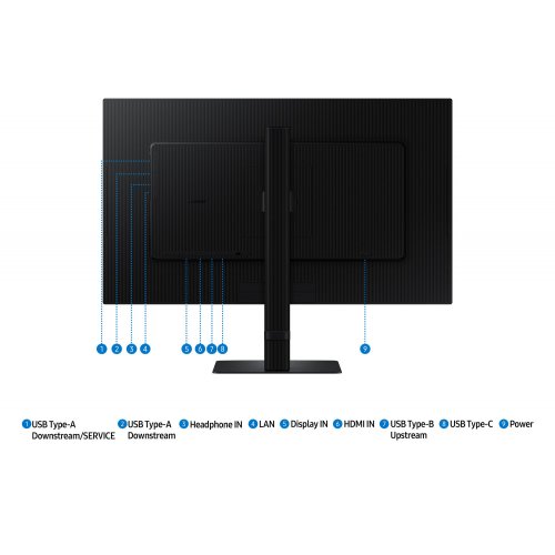 Купити Монітор Samsung 27" ViewFinity HRM S80UD (LS27D804UAIXCI) Black - ціна в Києві, Львові, Вінниці, Хмельницькому, Франківську, Україні | інтернет-магазин TELEMART.UA фото