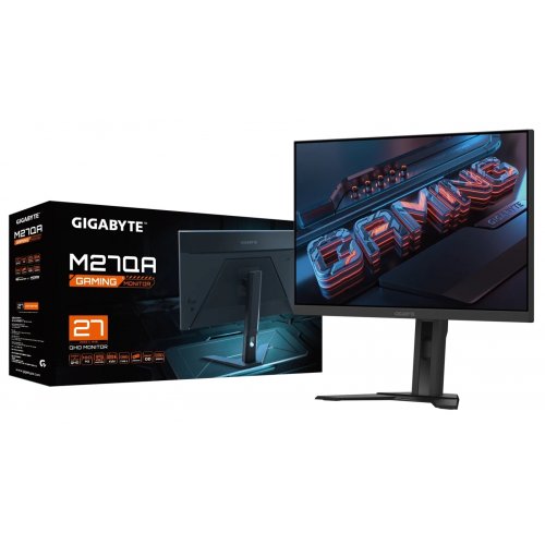 Купити Монітор Gigabyte 27" M27QA Black - ціна в Києві, Львові, Вінниці, Хмельницькому, Франківську, Україні | інтернет-магазин TELEMART.UA фото