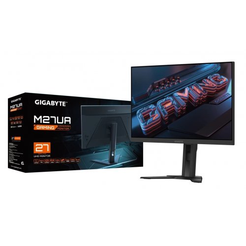 Купити Монітор Gigabyte 27" M27UA Black - ціна в Києві, Львові, Вінниці, Хмельницькому, Франківську, Україні | інтернет-магазин TELEMART.UA фото