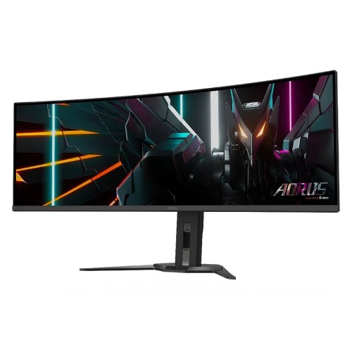 Купити Монітор Gigabyte 49" AORUS CO49DQ Black - ціна в Києві, Львові, Вінниці, Хмельницькому, Франківську, Україні | інтернет-магазин TELEMART.UA фото