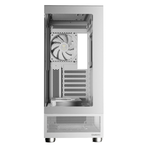 Photo Gamdias ATLAS E1 Tempered Glass without PSU (4711514500257) White