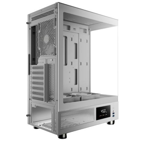 Photo Gamdias ATLAS E1 Tempered Glass without PSU (4711514500257) White