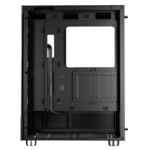 Корпус Gamdias ATLAS E1 Tempered Glass без БЖ (4711514500271) Black купити з перевіркою сумісності: огляд, характеристики, ціна у Києві, Львові, Вінниці, Хмельницькому, Івано-Франківську, Україні | інтернет-магазин TELEMART.UA фото