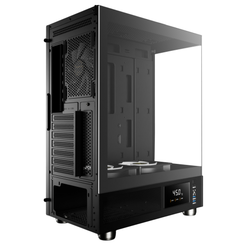 Корпус Gamdias ATLAS E1 Tempered Glass без БЖ (4711514500271) Black купити з перевіркою сумісності: огляд, характеристики, ціна у Києві, Львові, Вінниці, Хмельницькому, Івано-Франківську, Україні | інтернет-магазин TELEMART.UA фото