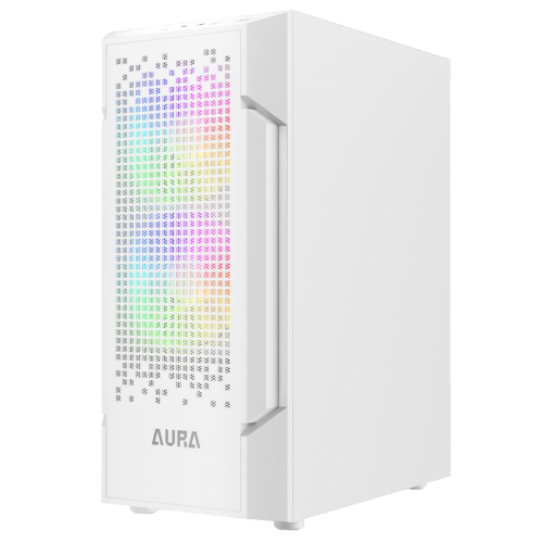 Photo Gamdias AURA GC7 ARGB Tempered Glass without PSU (4711514500684) White