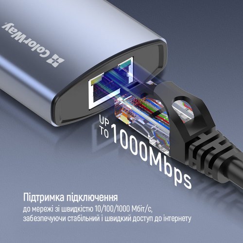 Купить USB-хаб ColorWay USB Type-C 6 in 1 (CW-HUB02) Dark Grey - цена в Харькове, Киеве, Днепре, Одессе
в интернет-магазине Telemart фото