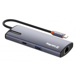 USB-хаб ColorWay USB Type-C 6 in 1 (CW-HUB03) Dark Grey