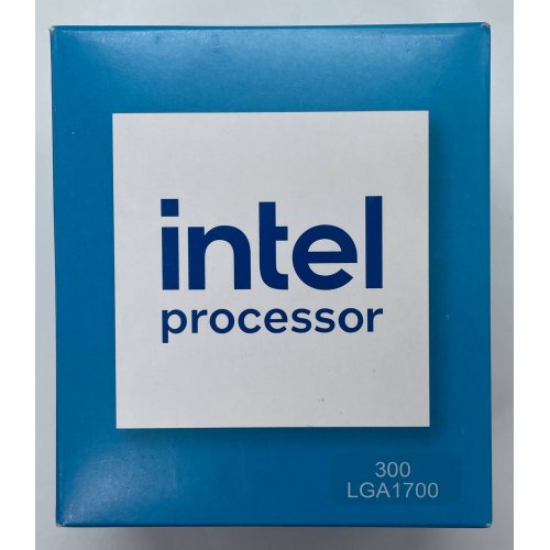 Процесор Intel 300 3.9GHz 6MB s1700 Box (BX80715300) (Відновлено продавцем, 652591) купити з перевіркою сумісності: огляд, характеристики, ціна у Києві, Львові, Вінниці, Хмельницькому, Івано-Франківську, Україні | інтернет-магазин TELEMART.UA фото