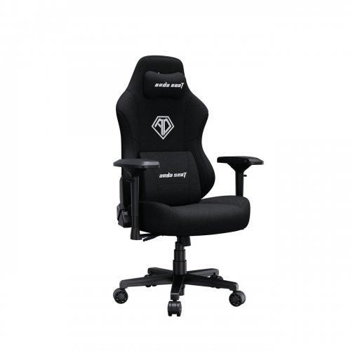 Игровое кресло Anda Seat Phantom 3 Pro L (AD18YC-06-B-F) Black купить в Украине: Киев, Днепр, Харьков, Одесса  | Низкая цена, отзывы, характеристики от TELEMART фото