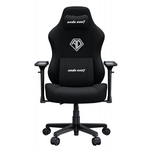 Купить Игровое кресло Anda Seat Phantom 3 Pro L (AD18YC-06-B-F) Black - цена в Харькове, Киеве, Днепре, Одессе
в интернет-магазине Telemart фото