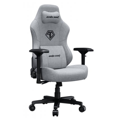 Ігрове крісло Anda Seat Phantom 3 Pro L (AD18YC-06-G-F) Grey купити в Україні: Київ, Львів, Хмельницький, Тернопіль, Івано-Франківськ | Низька ціна, відгуки, характеристики від TELEMART фото
