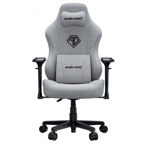 Ігрове крісло Anda Seat Phantom 3 Pro L (AD18YC-06-G-F) Grey купити в Україні: Київ, Львів, Хмельницький, Тернопіль, Івано-Франківськ | Низька ціна, відгуки, характеристики від TELEMART фото