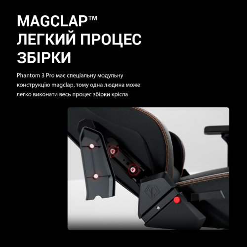 Игровое кресло Anda Seat Phantom 3 Pro L (AD18YC-06-G-F) Grey купить в Украине: Киев, Днепр, Харьков, Одесса  | Низкая цена, отзывы, характеристики от TELEMART фото