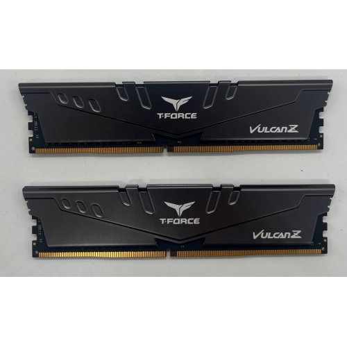 Купить Озу Team DDR4 16GB (2x8GB) 2666Mhz T-Force Vulcan Z Grey (TLZGD416G2666HC18HDC01) (Восстановлено продавцом, 652646) с проверкой совместимости: обзор, характеристики, цена в Киеве, Днепре, Одессе, Харькове, Украине | интернет-магазин TELEMART.UA фото