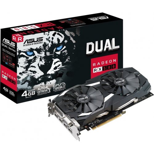 Продать Видеокарта Asus Radeon RX 580 Dual 4096MB (DUAL-RX580-4G) по Trade-In интернет-магазине Телемарт - Киев, Днепр, Украина фото